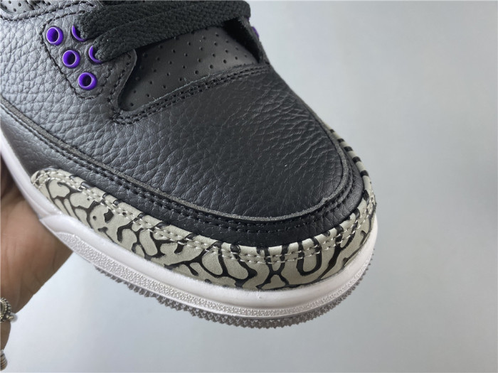 Air Jordan 3 Retro Black Court Purple CT8532-050