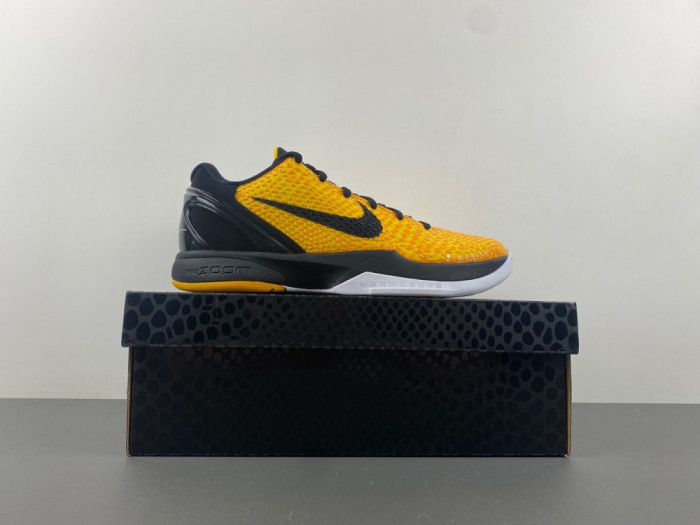 NIKE KOBE 6 PROTRO “LIGHTBULB” BLACK YELLOW 429659-700