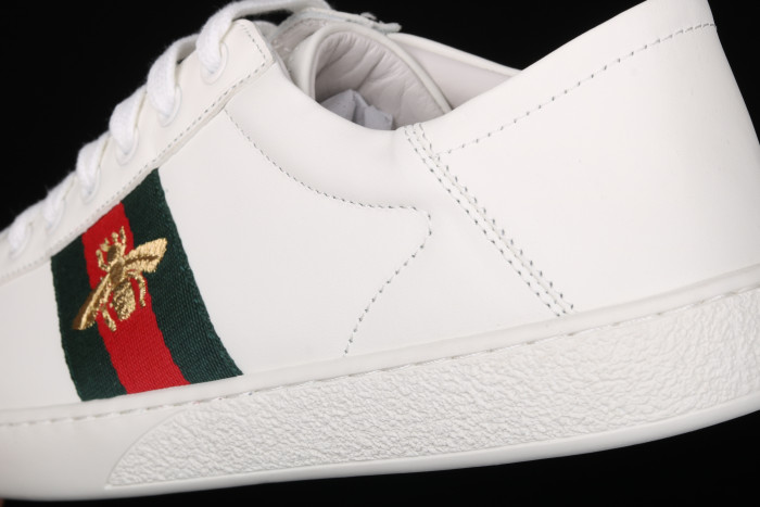 GUCC Ace Embroidered Low-Top Sneaker white with bee ‎429446 02JP0 9064