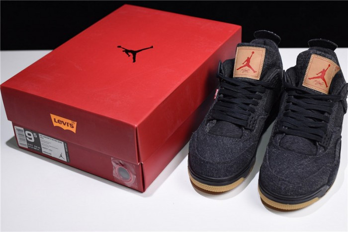 Levi’s x Air Jordan 4 ‘black’ AO2571-001